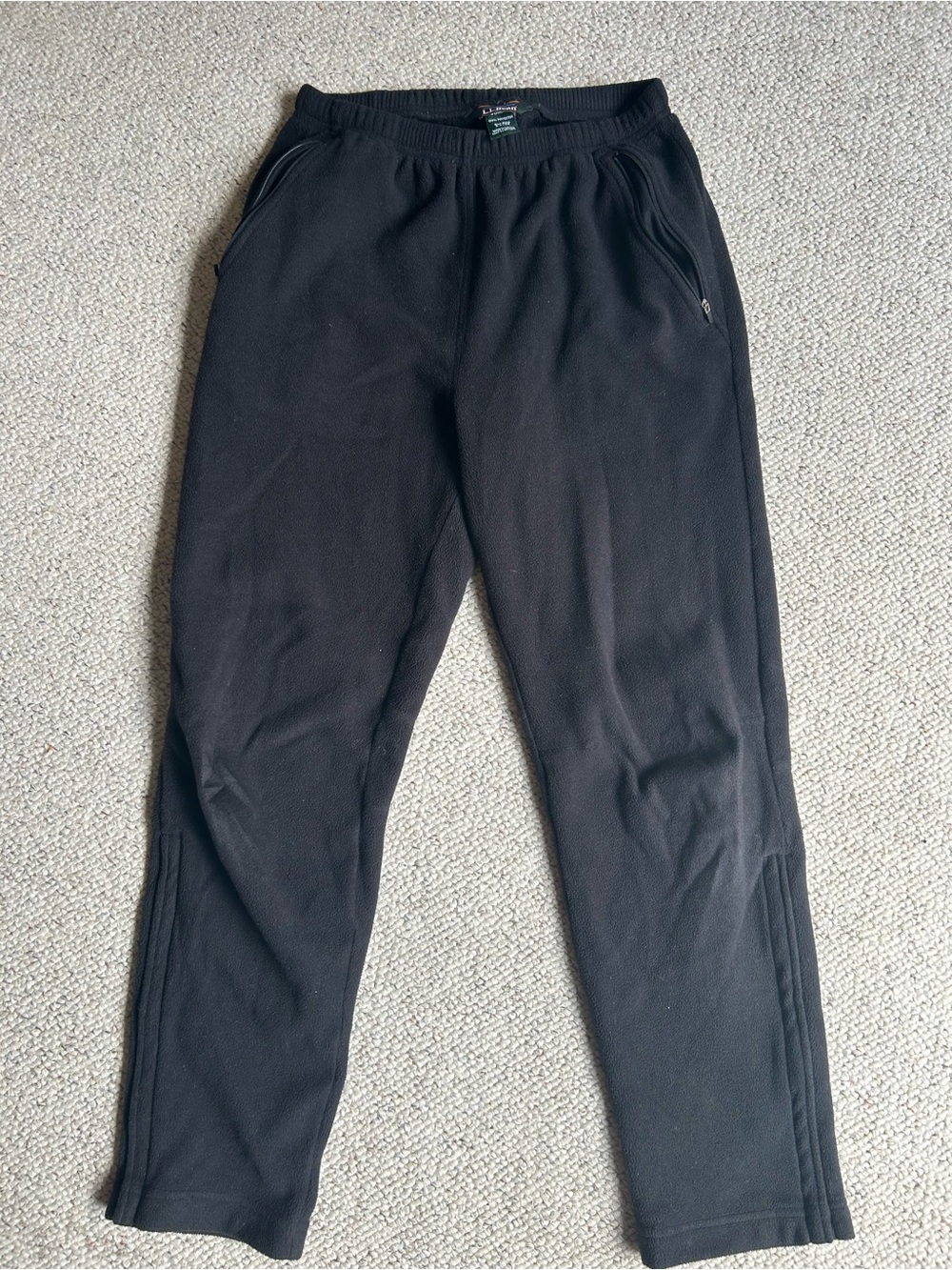 L.L. Bean Women's Black Fleece Pants